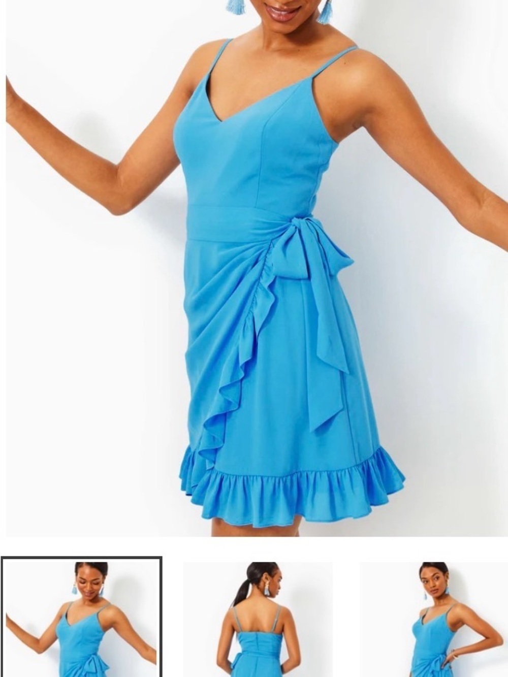 NWT Lilly Pulitzer Alisa Wrap Dress. Size 16. - Picture 3 of 3